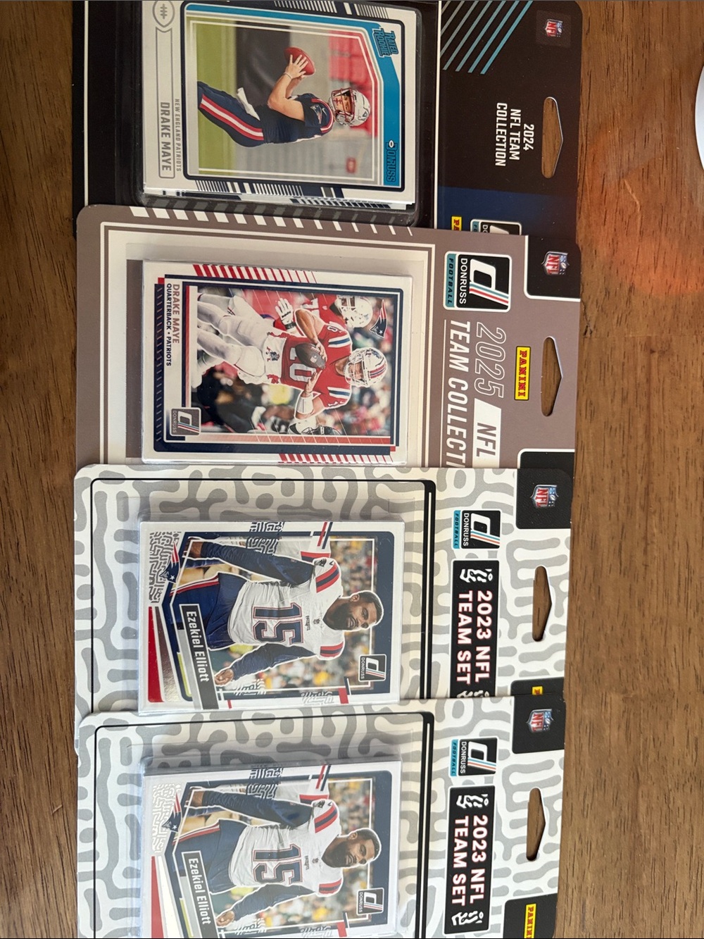 Unopened NFL Team Card Sets - Patriots